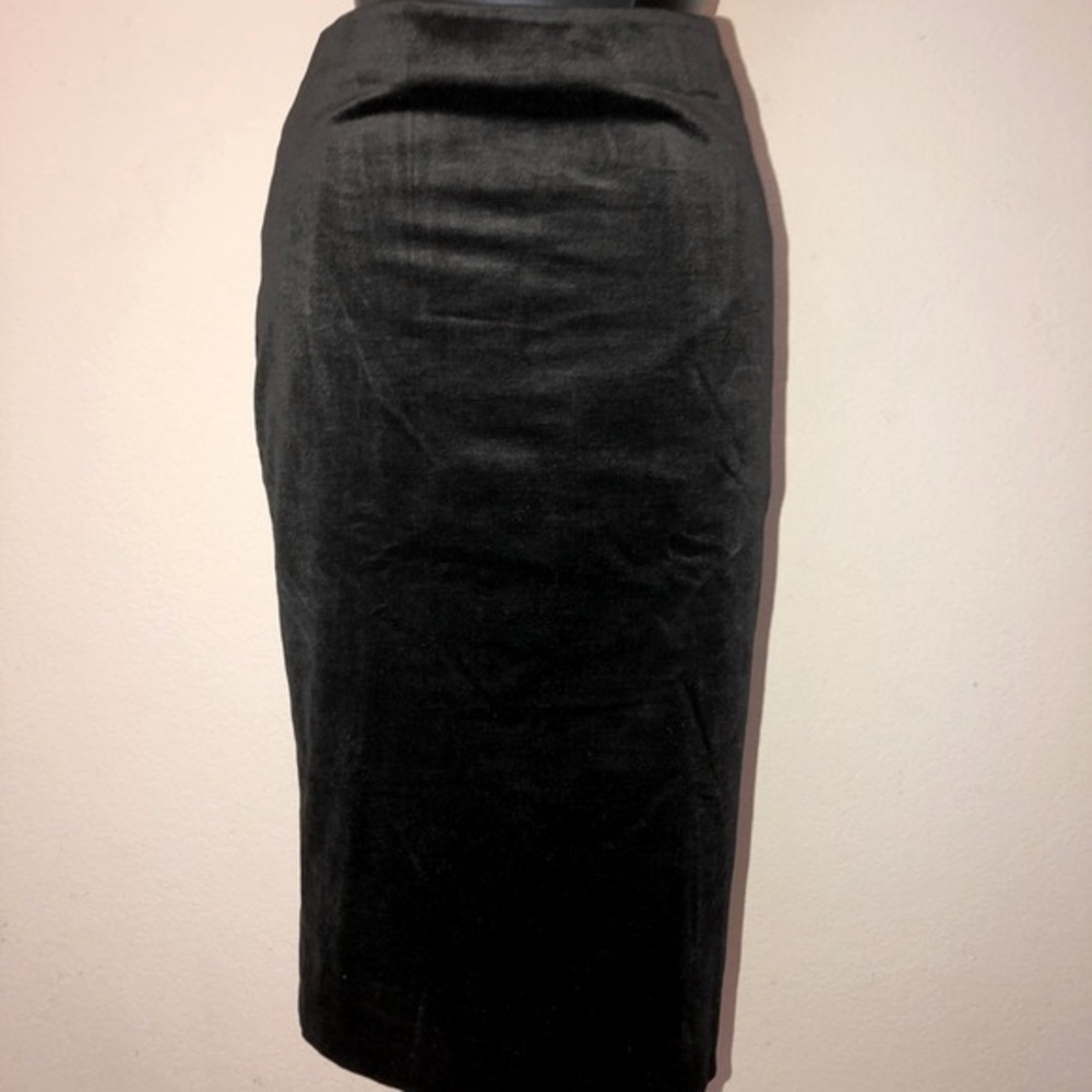Y2K Vintage Alexander McQueen Velvet Pencil Skirt